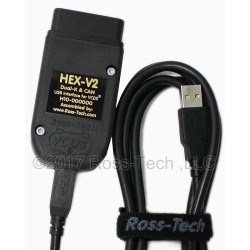 HEX - V2 Pro VCDS VAG Ross-Tech Audi VW diagnostinis kabelis laidas