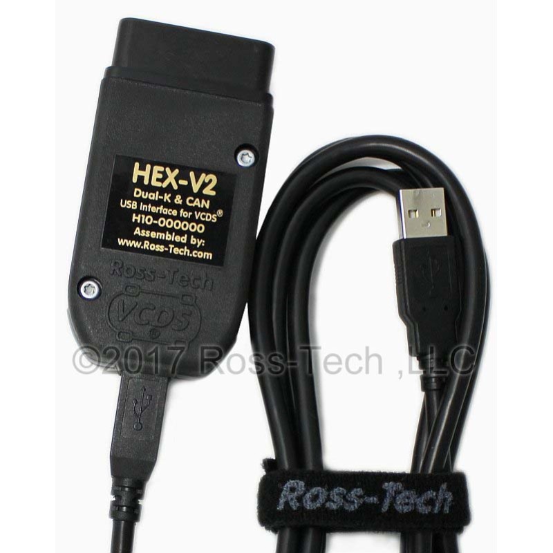 HEX - V2 Pro VCDS VAG Ross-Tech Audi VW diagnostinis kabelis laidas