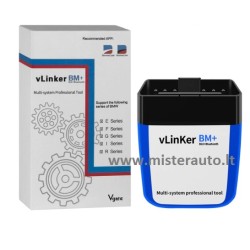 VGATE VLINKER BM+ BMW BimmerCode iOS, Android, Windows BLUETOOTH 4.0 OBD2 diagnostikos skaneris
