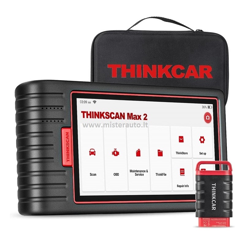 THINKCAR ThinkScan Max Bluetooth Universali PRO diagnotikos įranga