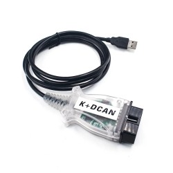 BMW INPA K+DCAN diagnostikos kabelis laidas su jungikliu - mygtuku